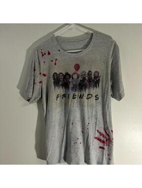 Grey Friends horror tee #horrorfan #friends